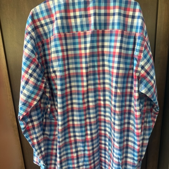 Forsyth of Canada Long Sleeve Plaid Shirt sz 2XL Non Iron - Picture 3 of 3